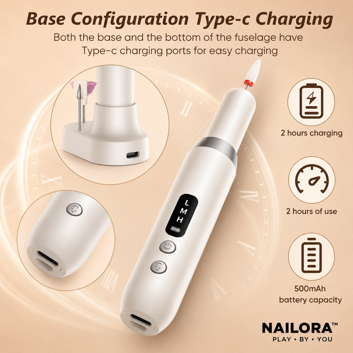 Nailora™ Precision Pro Nail Drill Kit